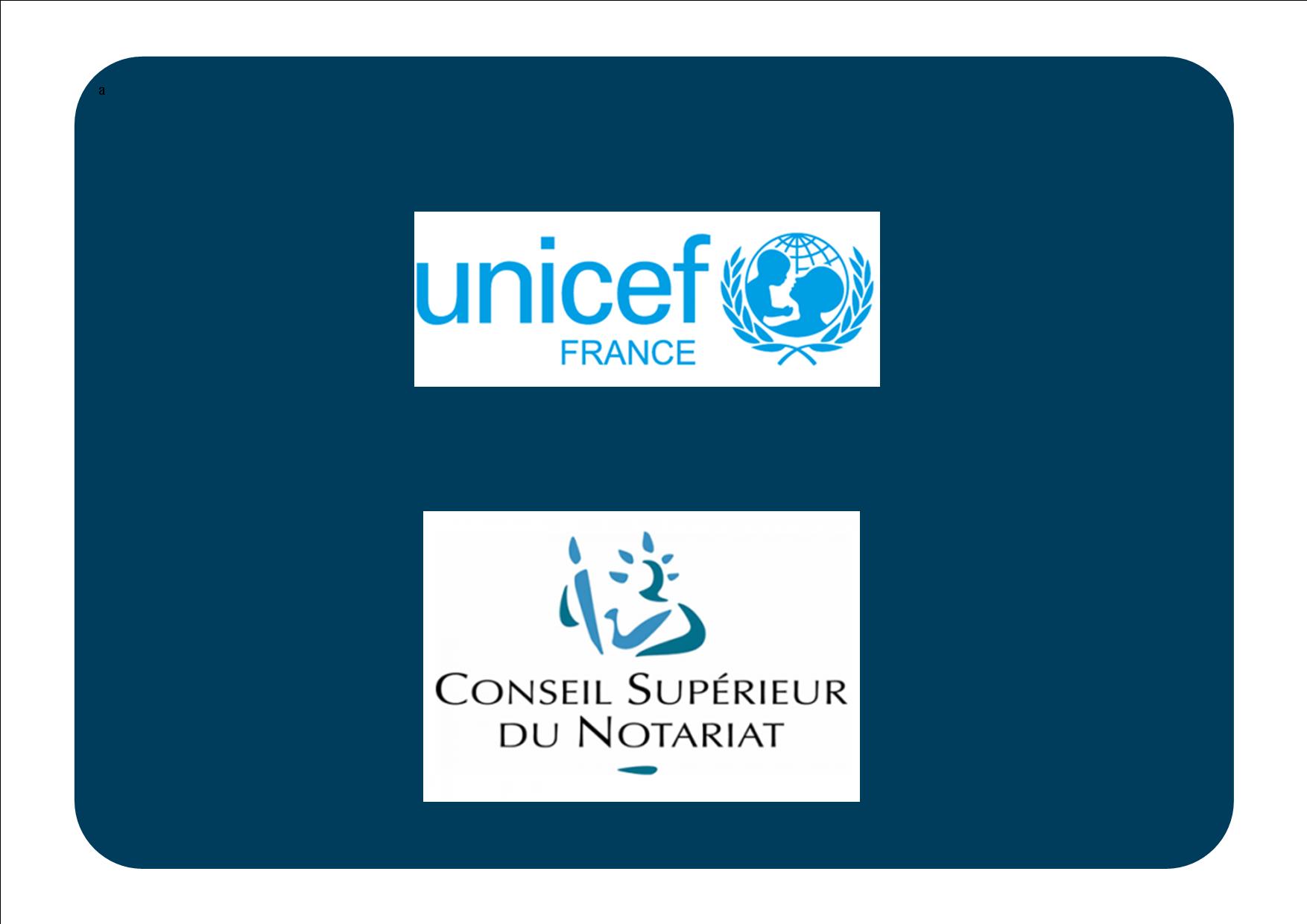 UNICEF Francia y el notariado francs firmaron un Acuerdo en proteccin de los nios fantasmas.